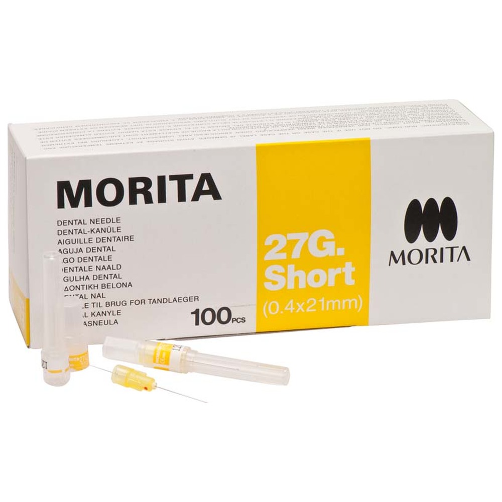 MORITA Kanülen - Packung 100 Stück 27 GS-21, 0,4 x 21 mm