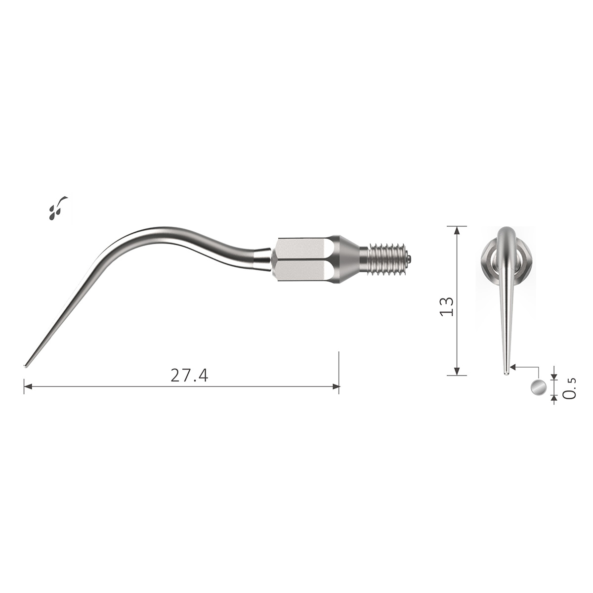 Ultraschallspitze k#60 (GK5) für KaVo® SONICflex® Perio