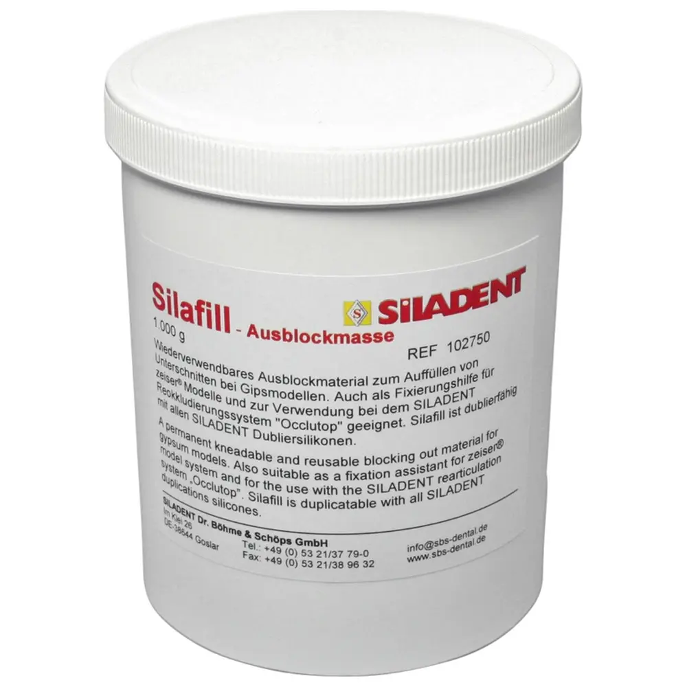 SILADENT Silafill - Ausblockmasse - Dose 1 kg