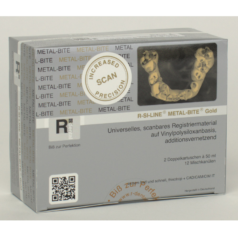 R-dental R-SI-LINE Metal Bite gold 2x50 Kart