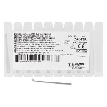 Aesculap AG Mikro Metallspiegel rund D3,5mm DA043R Pa 10