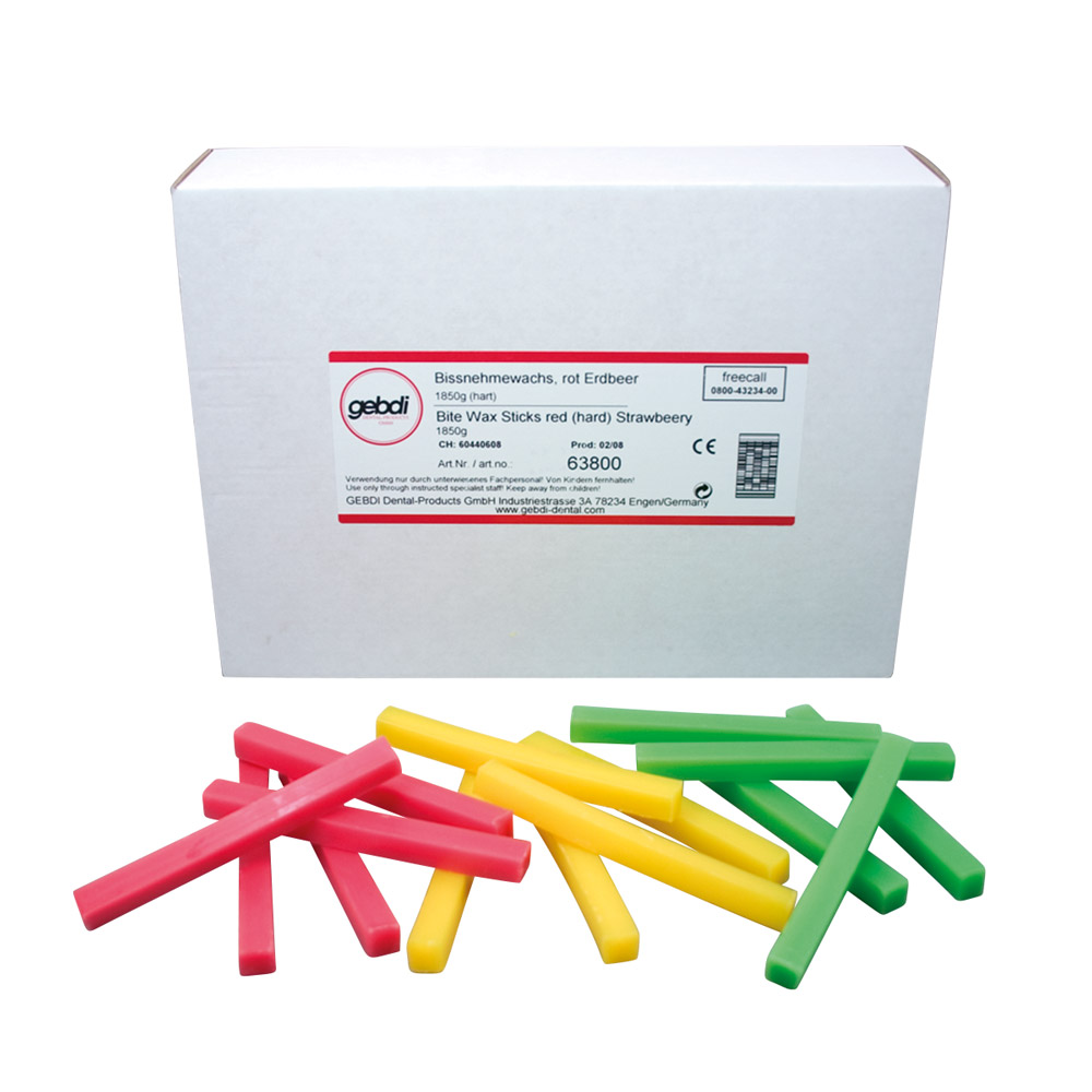 Gebdi Dentalprodukte Bissnehmew. Stg. gelb weich zitron 490g