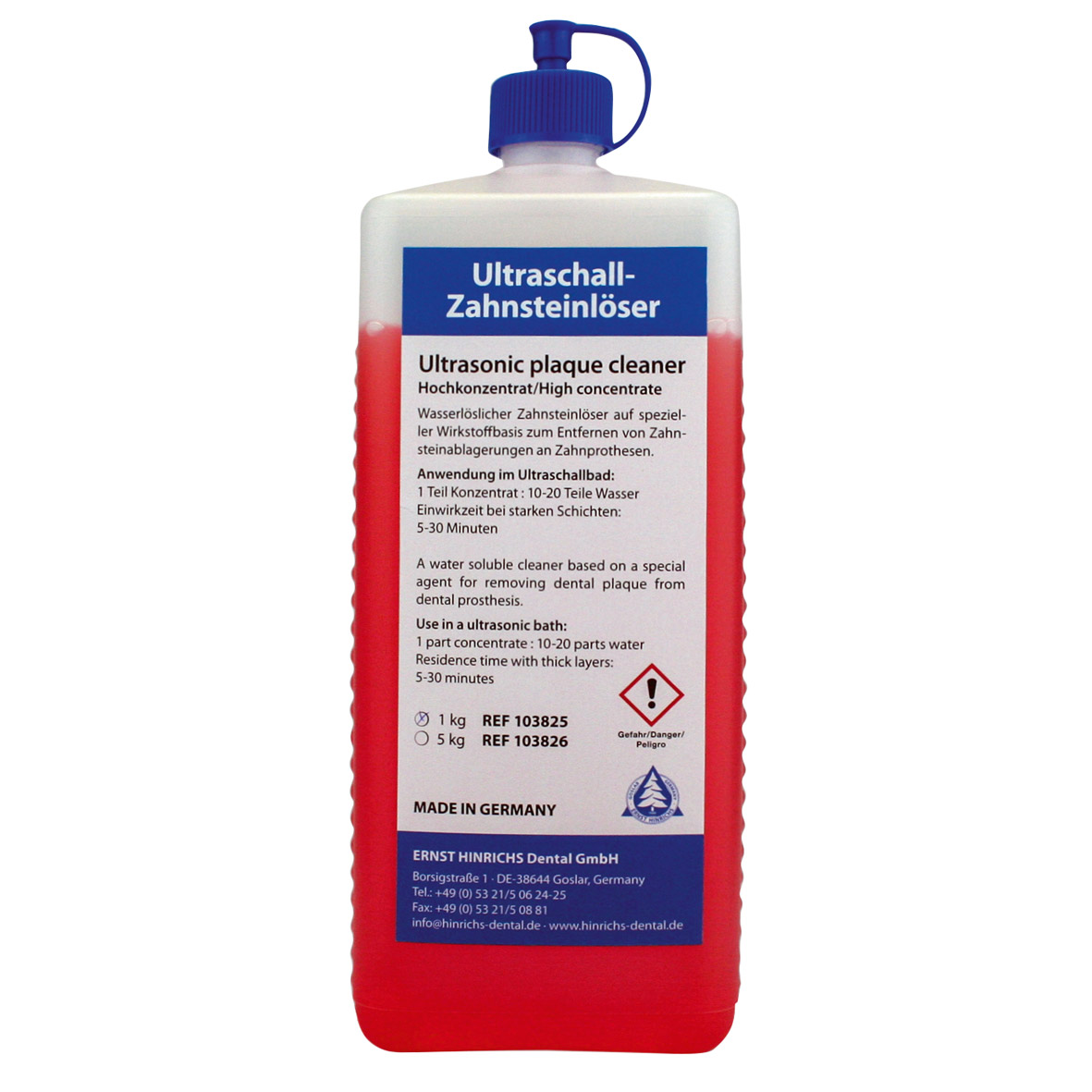 Ernst Hinrichs Dental Ultraschall Zahnsteinlöser Konzentr. 1kg