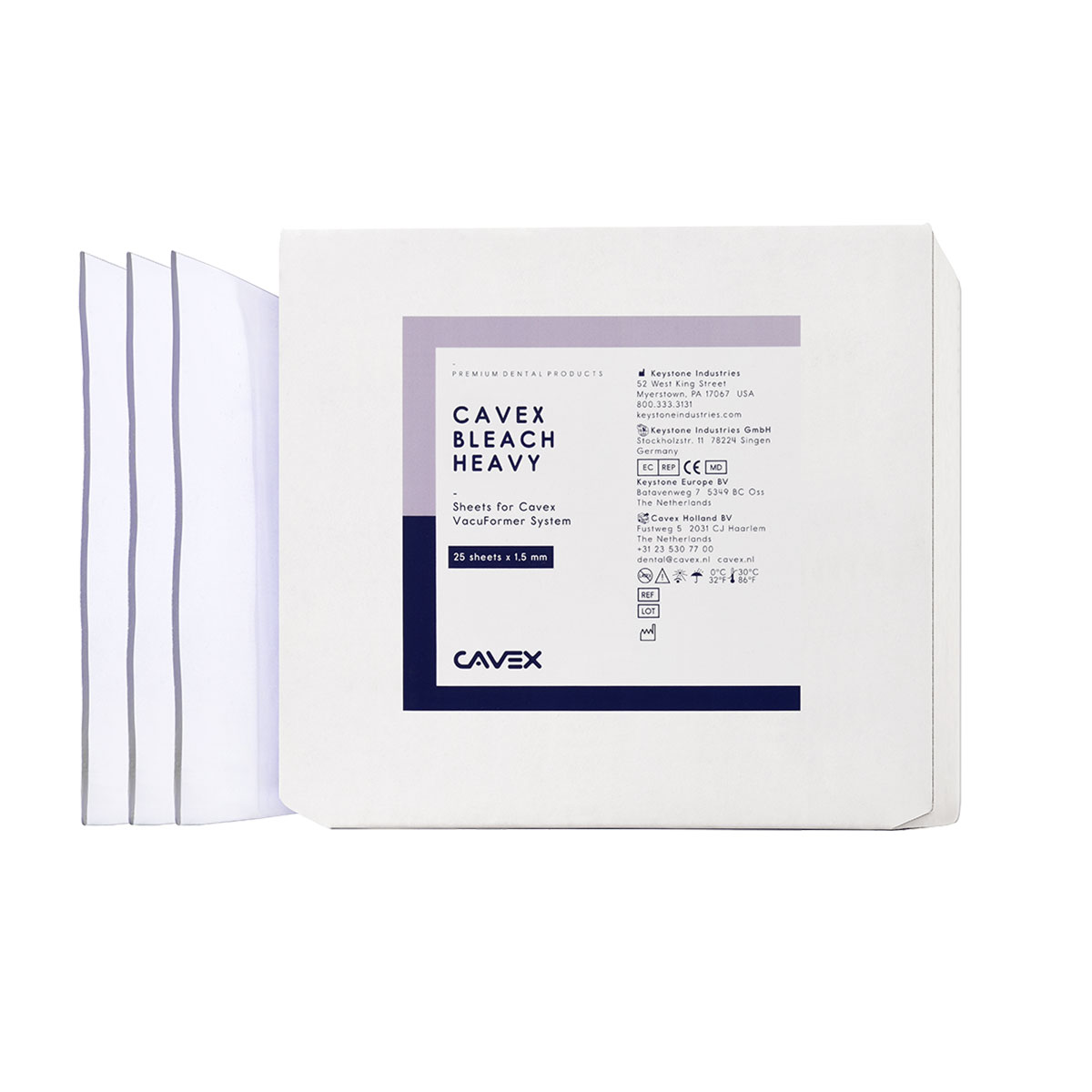 Cavex Holland BV Cavex VF bleach heavy 1,5x125x125mm 25St