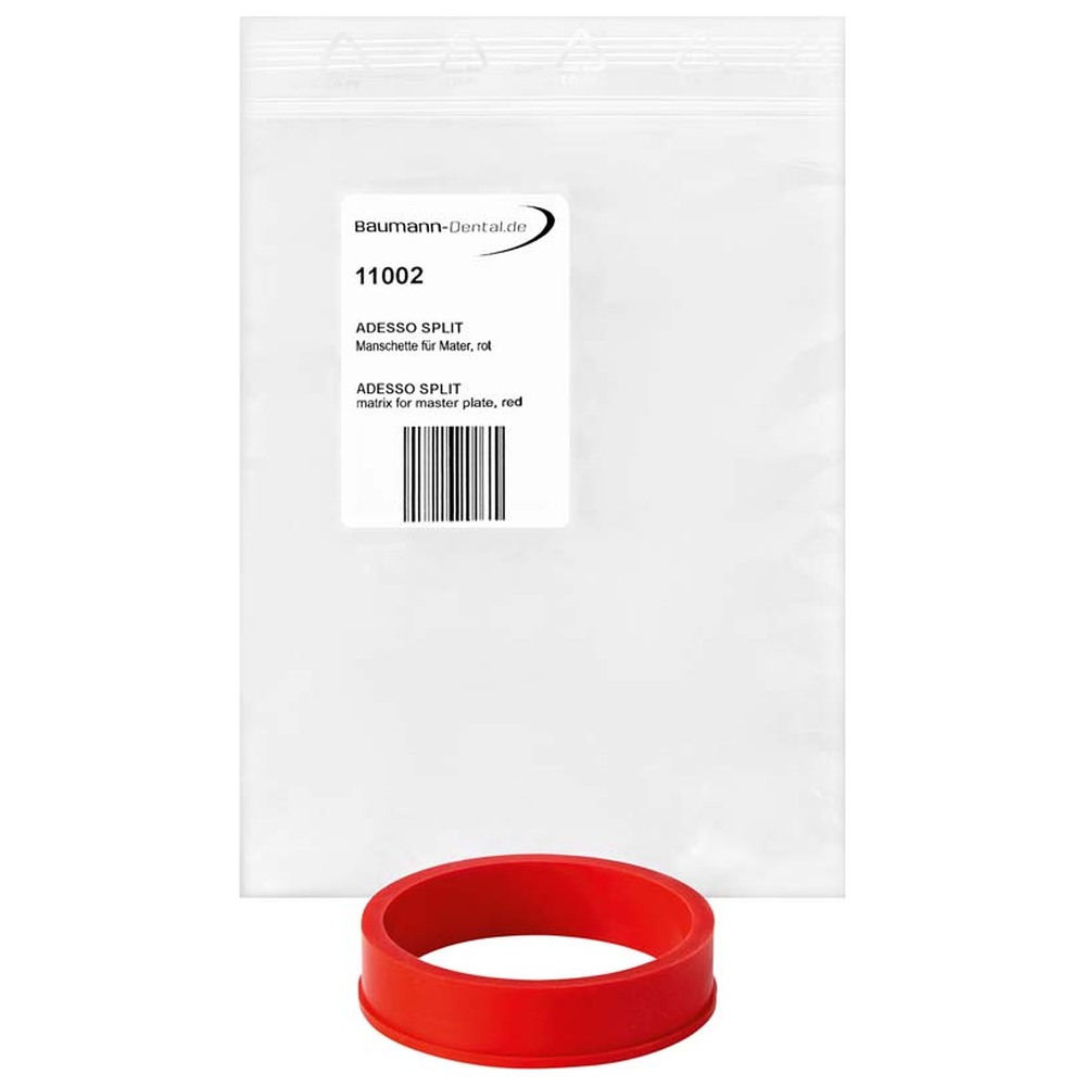 Baumann Dental adesso Split® Mater - Stück Manschette rot