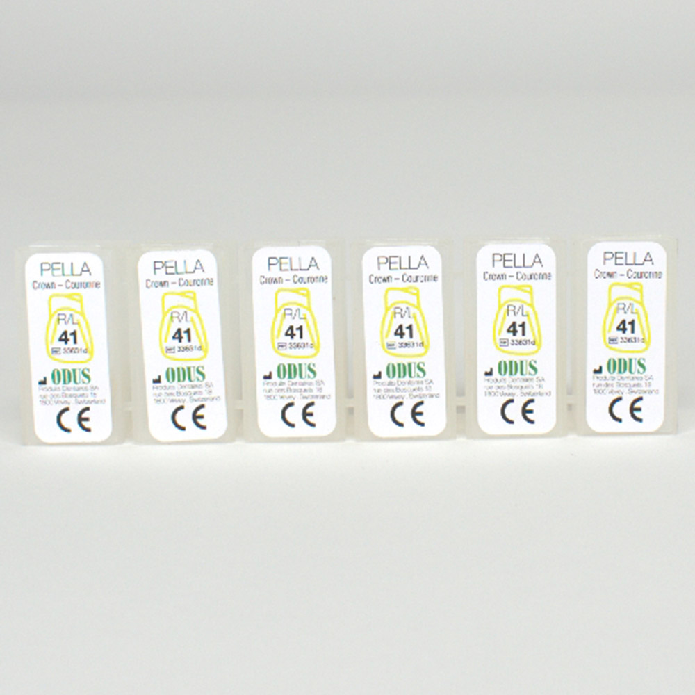 Produits Dentaires S.A. Odus Pella Kronen Nr. 41 6Paar
