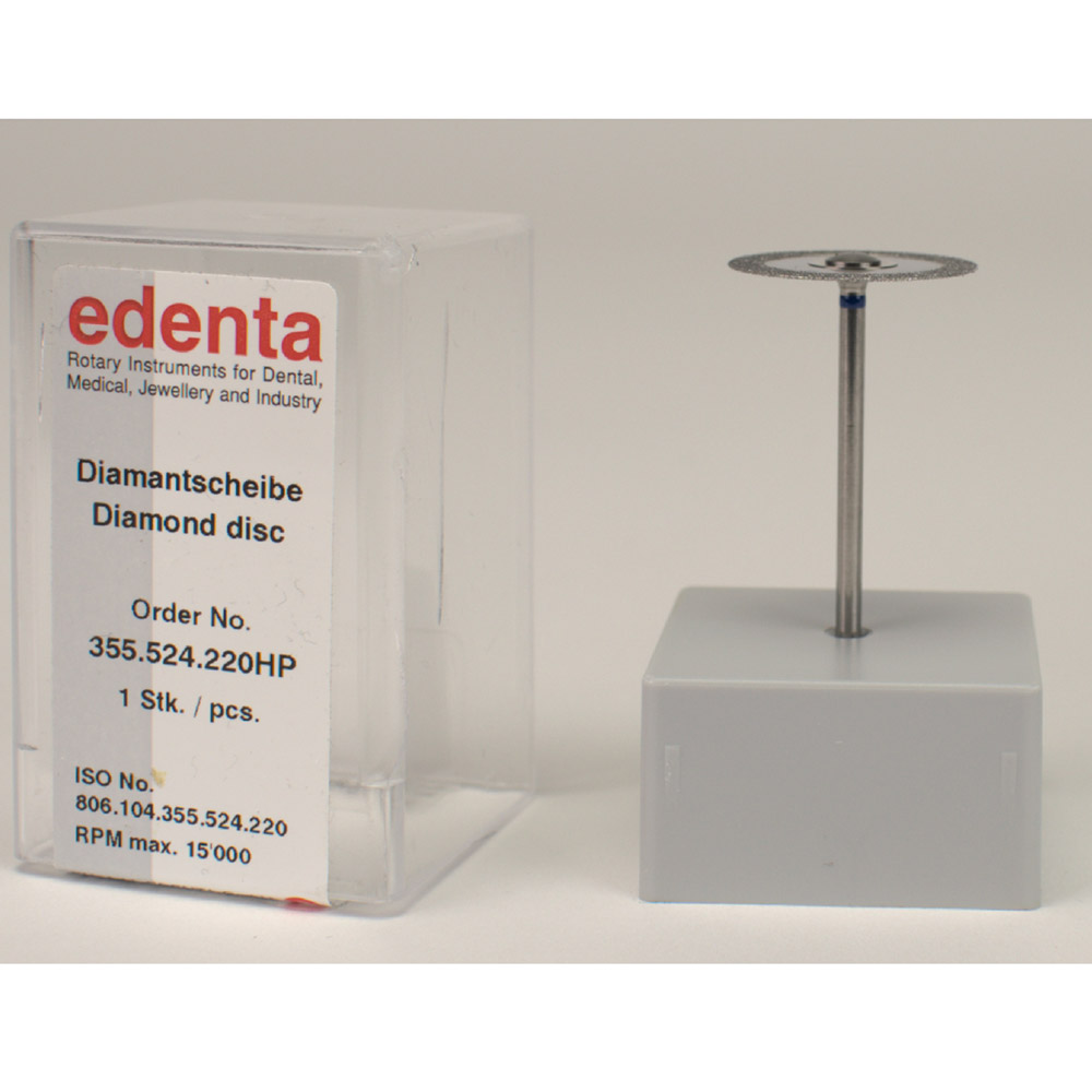 Edenta AG Dentalprodukte Diamantscheibe Hst 355.524.220 St