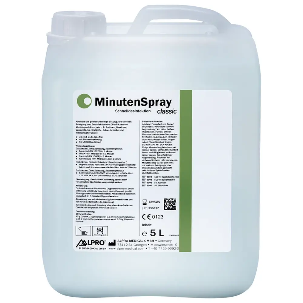 ALPRO MEDICAL MinutenSpray classic - Kanister 5 Liter, ohne Auslaufhahn