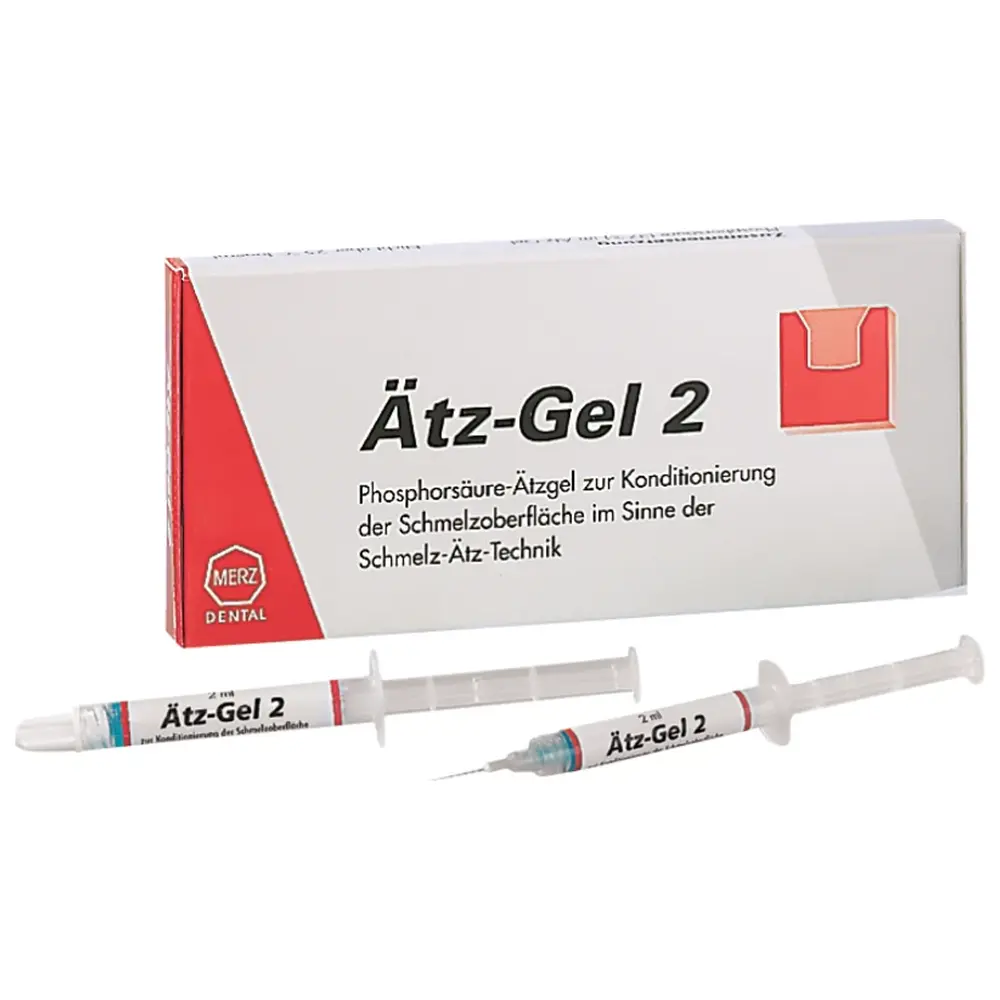 Merz Dental Ätz-Gel 2 - Packung 2 x 2 ml Spritze, 6 Kanülen