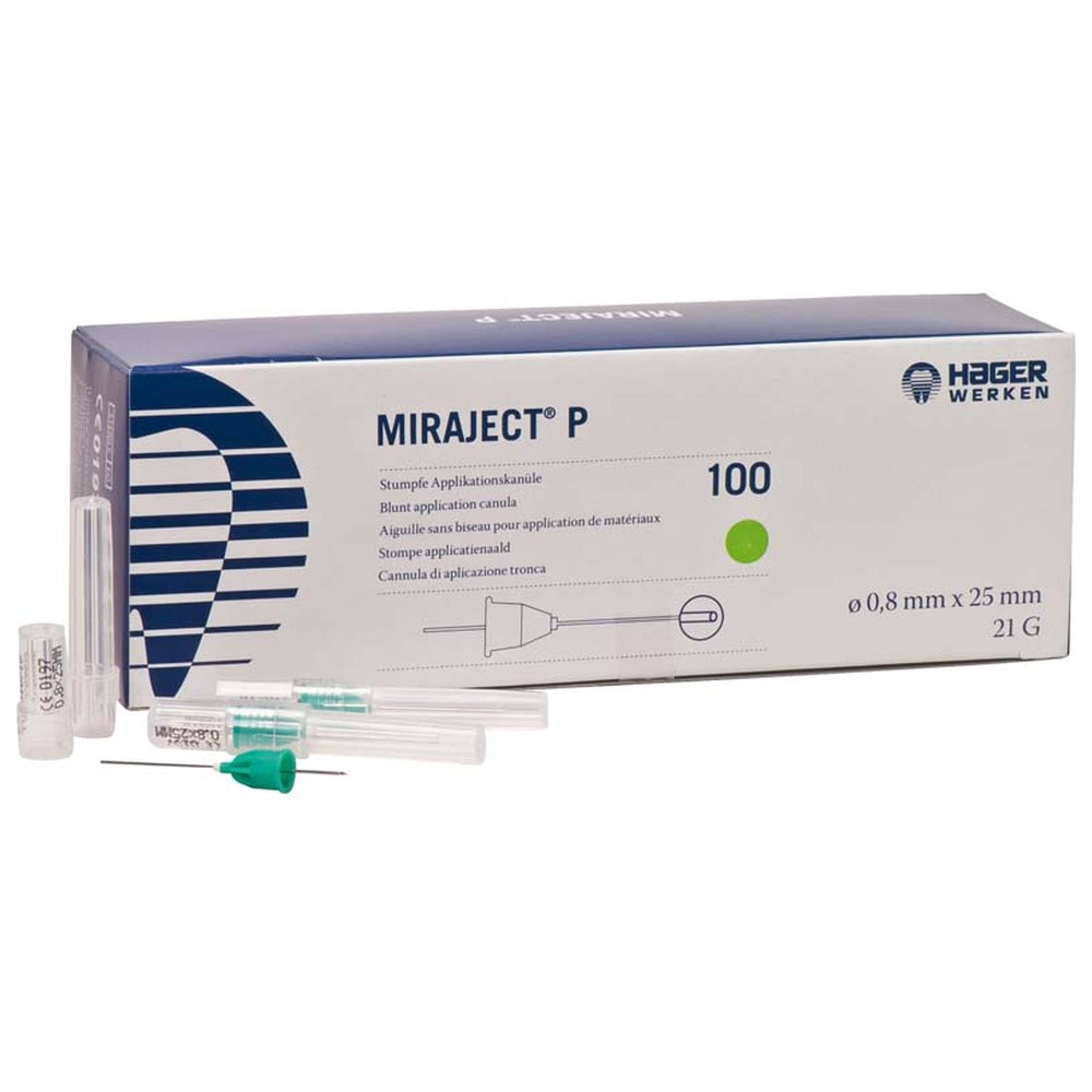 Hager & Werken MIRAJECT® P - Packung 100 Stück Ø 0,8 x 25 mm