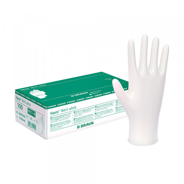 B. Braun Deutschland Vasco Nitril white Gr. S 100St