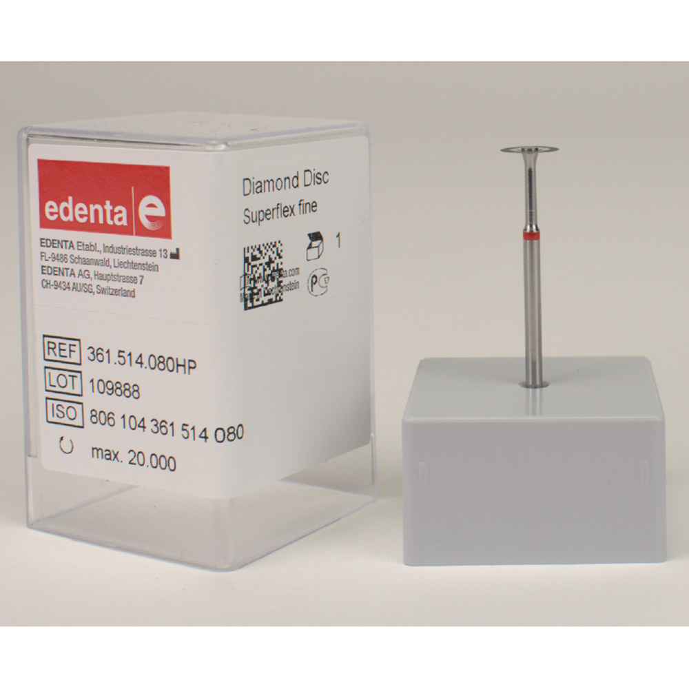 Edenta AG Dentalprodukte Diamantscheibe Hst 361.514.080 St