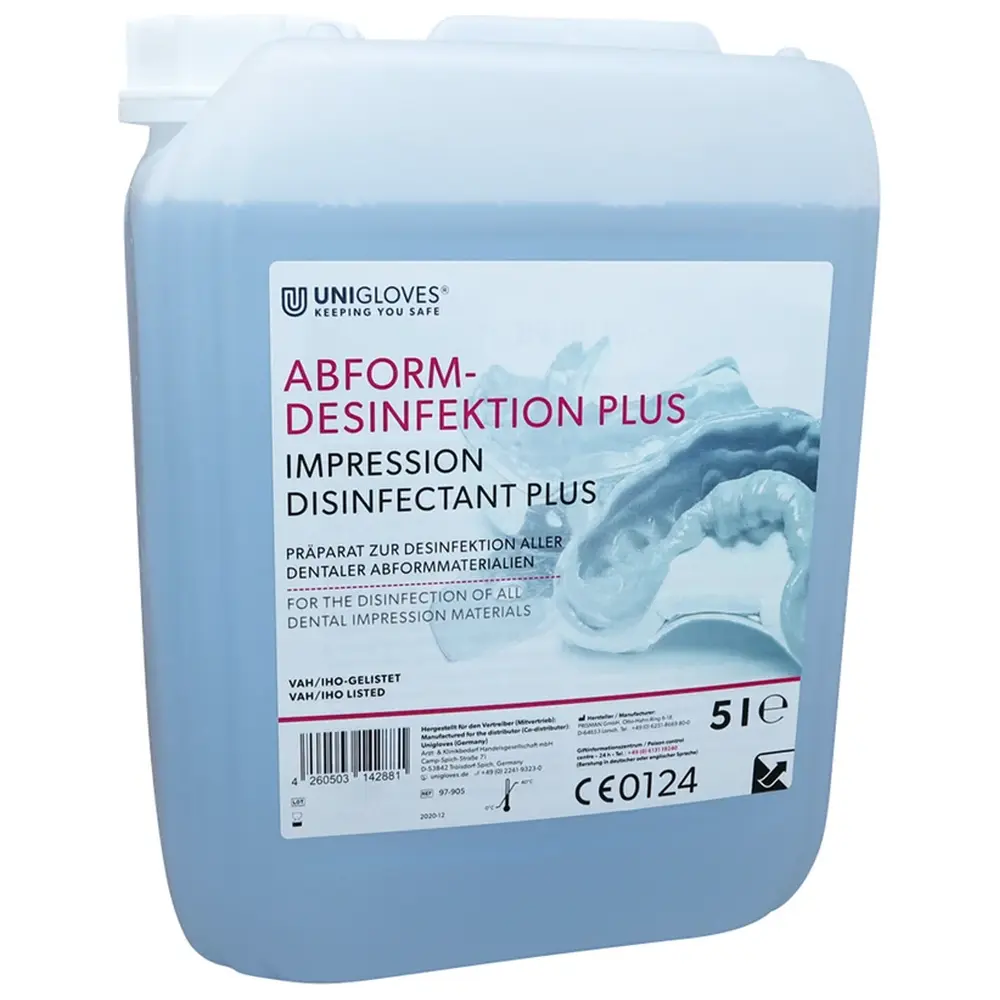 UNIGLOVES Abformdesinfektion PLUS - Kanister 5 Liter