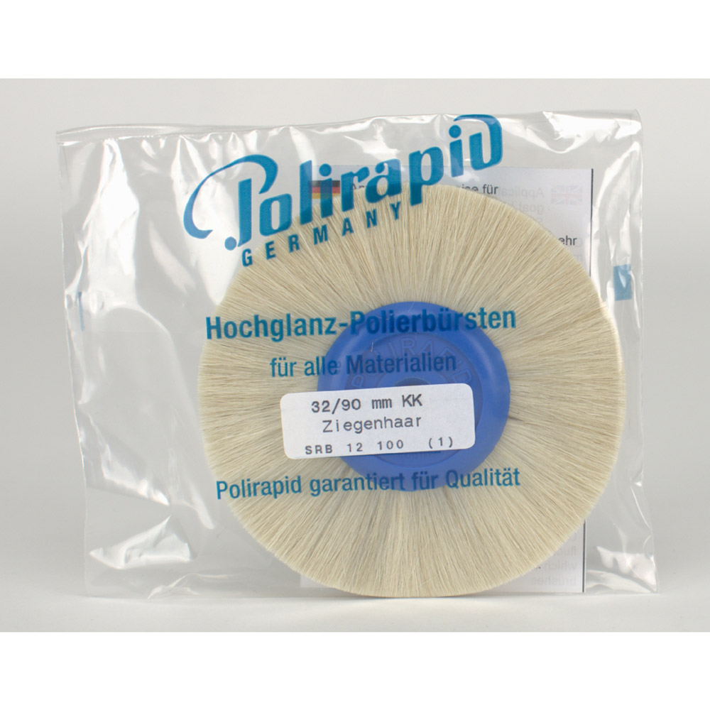 Polirapid Dr. Montemerlo Rundbürste Ziege weiß KK D.90mm St