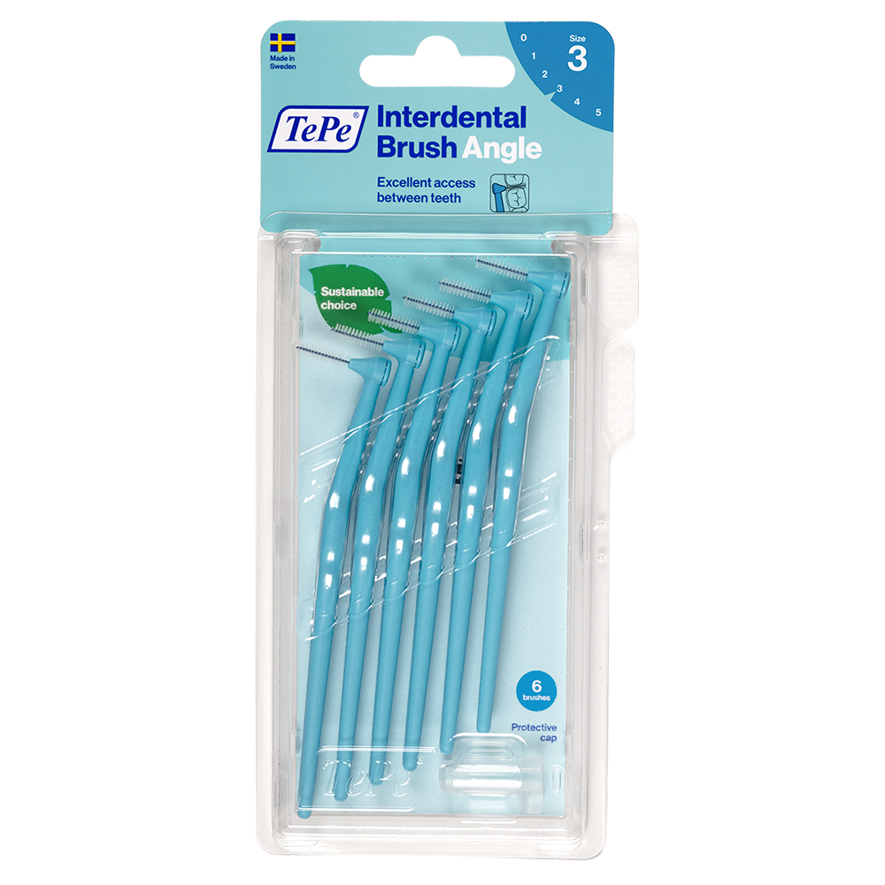 TePe D-A-CH TePe Angle blau 0,6mm 6St