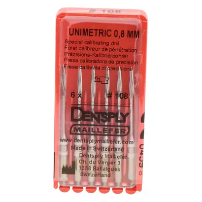 MAILLEFER INSTRUMENTS HOLDING Sàrl UNIMETRIC Kalibrierbohrer 108 Pa 6