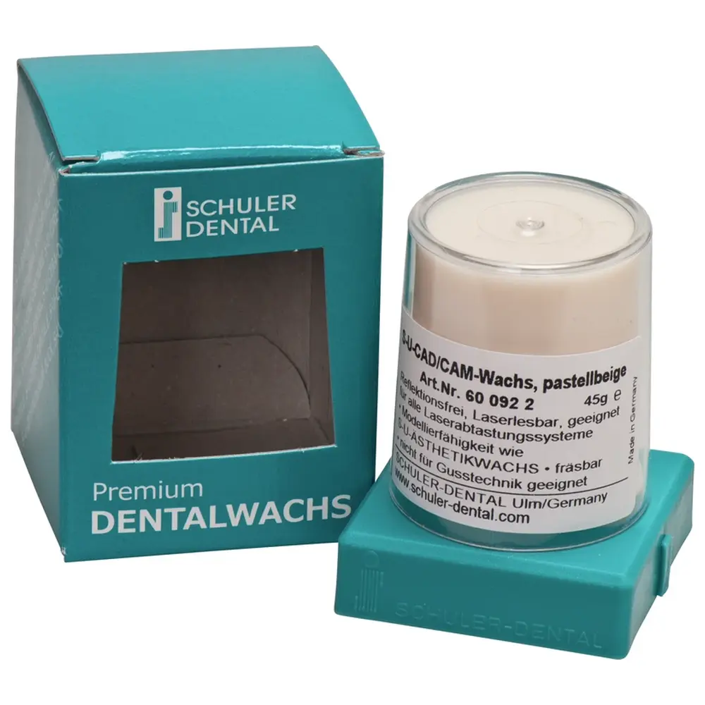 SCHULER-DENTAL S-U-CAD/CAM Wachse - Kegel 45 g pastellbeige