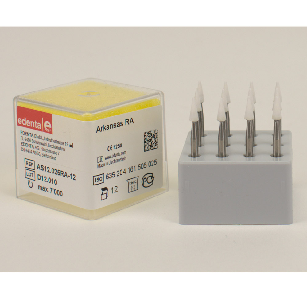 Edenta AG Dentalprodukte Arkansas Stein Wst AS 12.025 12St