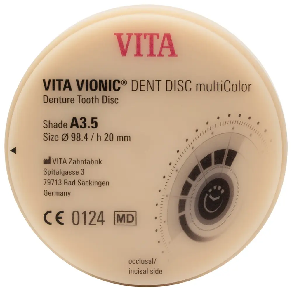 VITA VIONIC® DENT DISC multiColor - Stück Ø 98,4 mm, H 20 mm, A3,5