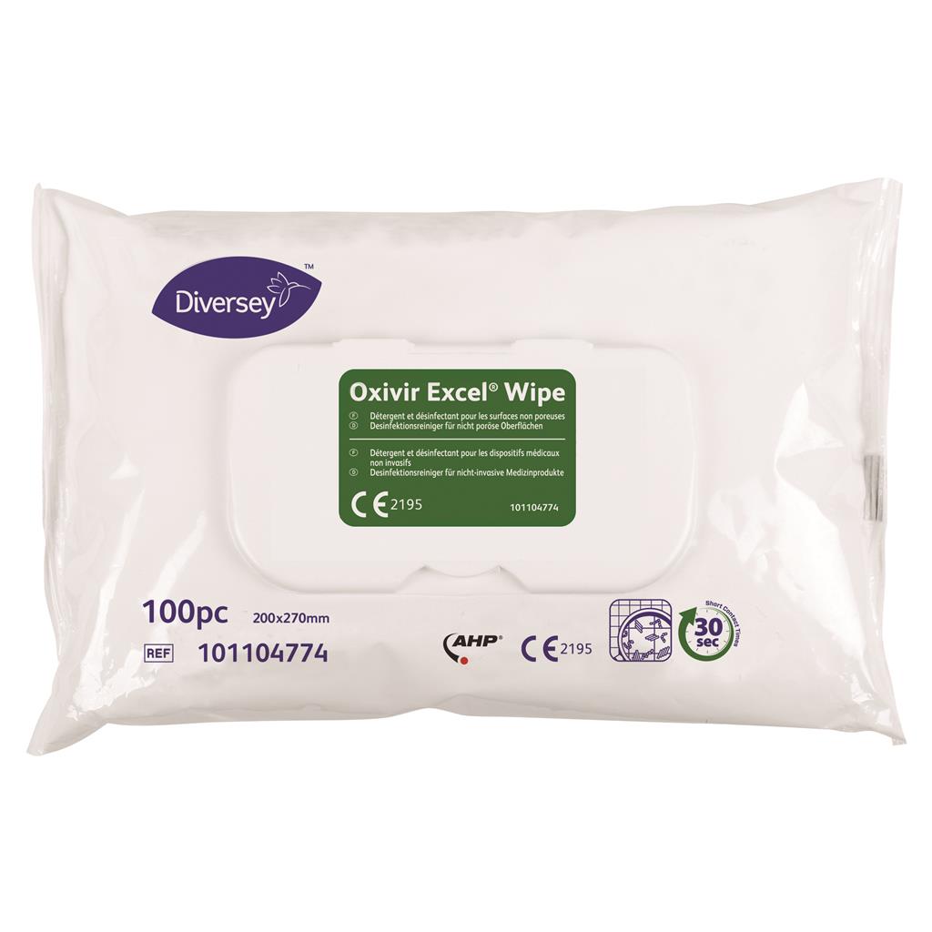 Diversey Oxivir Excel Wipes,weiß