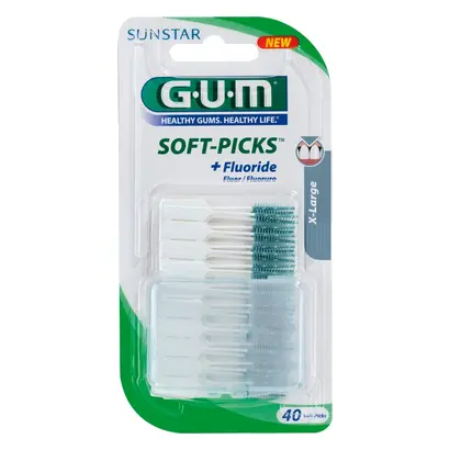 Sunstar Deutschland GmbH GUM Soft-Picks x-large m.Reise-Etui Bürsten Pa 40