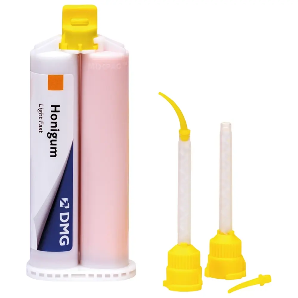 DMG Honigum Light - Packung 2 x 50 ml Doppelkartusche Fast, Zubehör