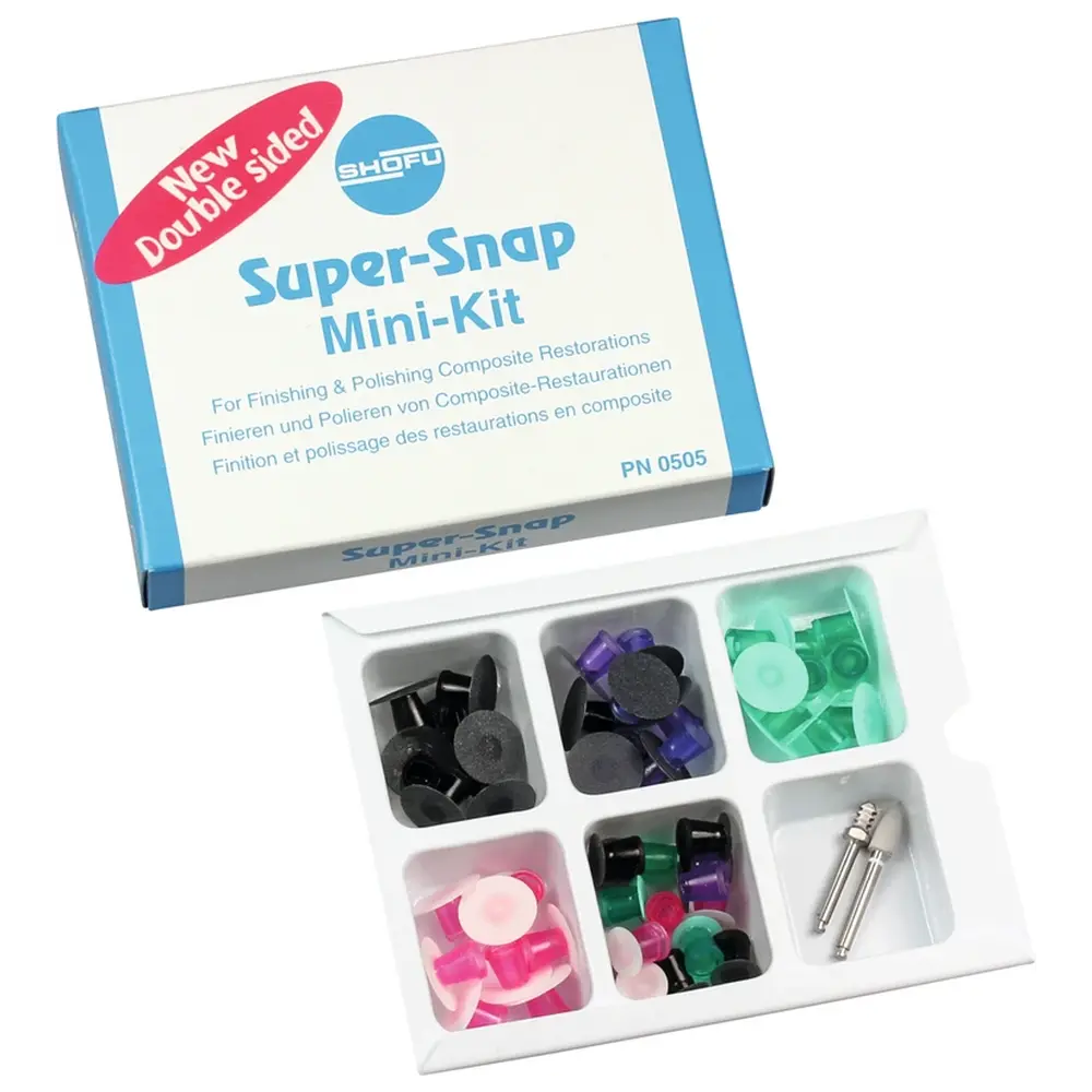 SHOFU Super-Snap® - Minikit 48 Scheiben, 1 W-Mandrell, 1 CompoSite Fine Midispitze