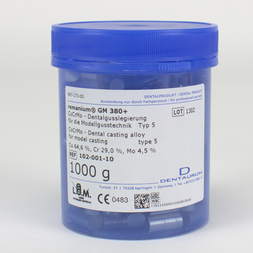 Dentaurum Remanium GM 380 Gussmetall 1Kg