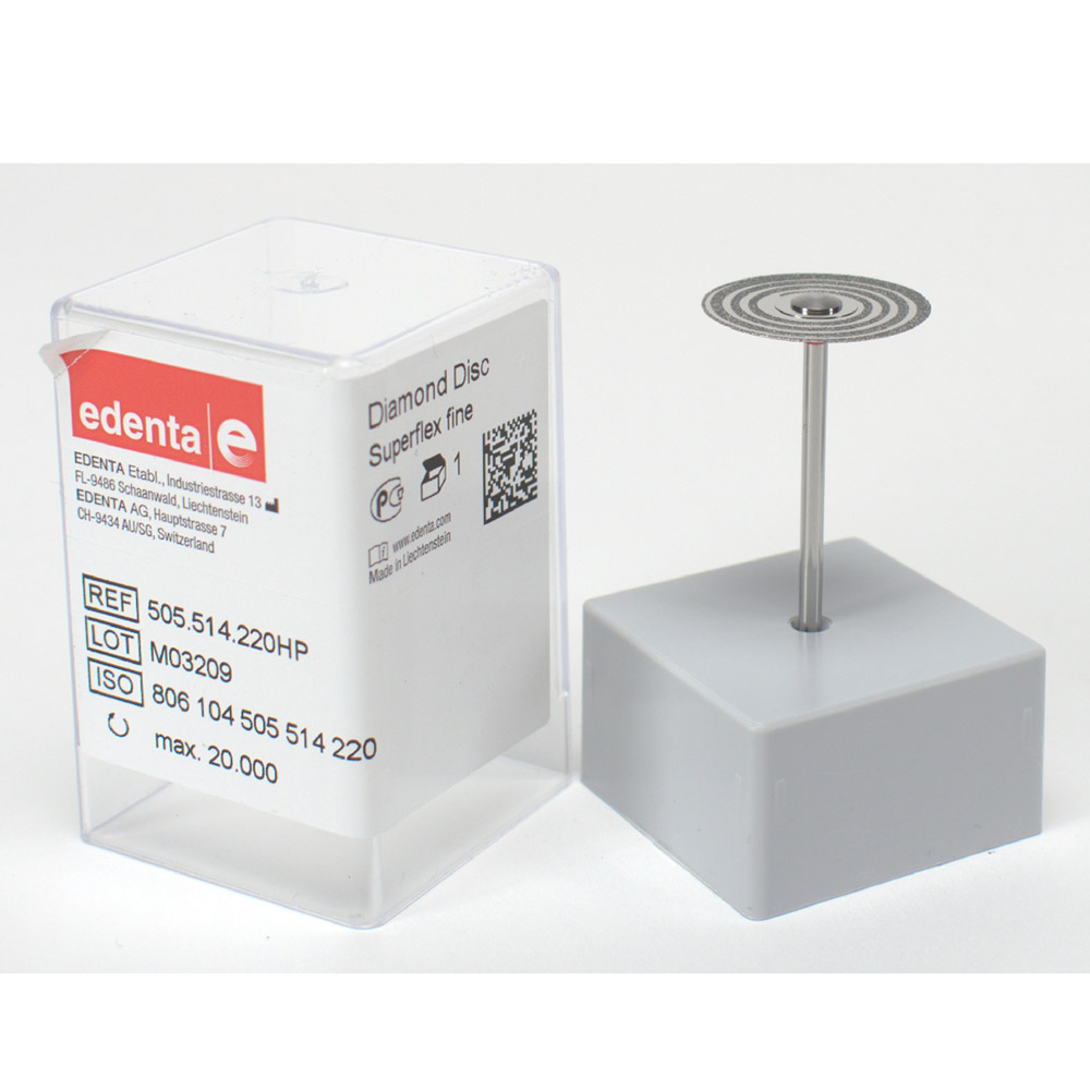 Edenta AG Dentalprodukte Diamantscheibe Hst 505.514.220 St