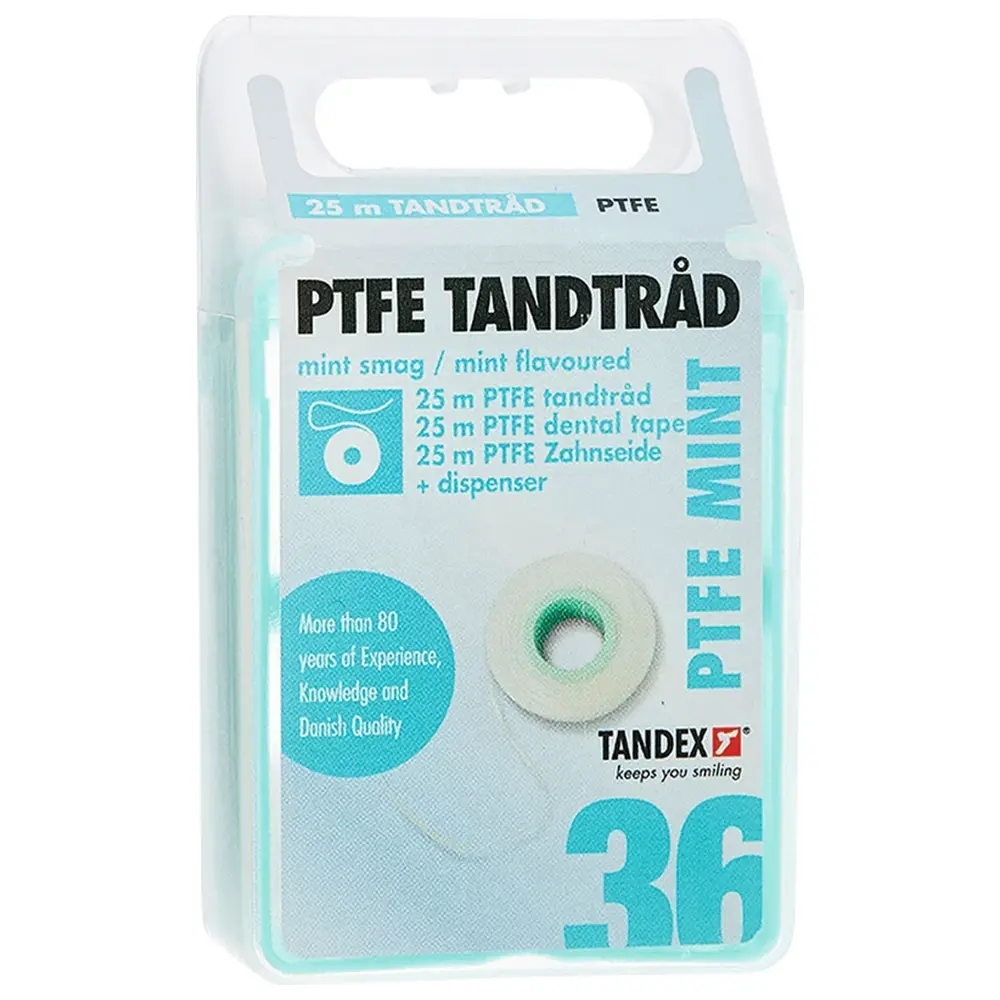 TANDEX FLOSI Tape - PTFE - Spenderbox 25 m Mint