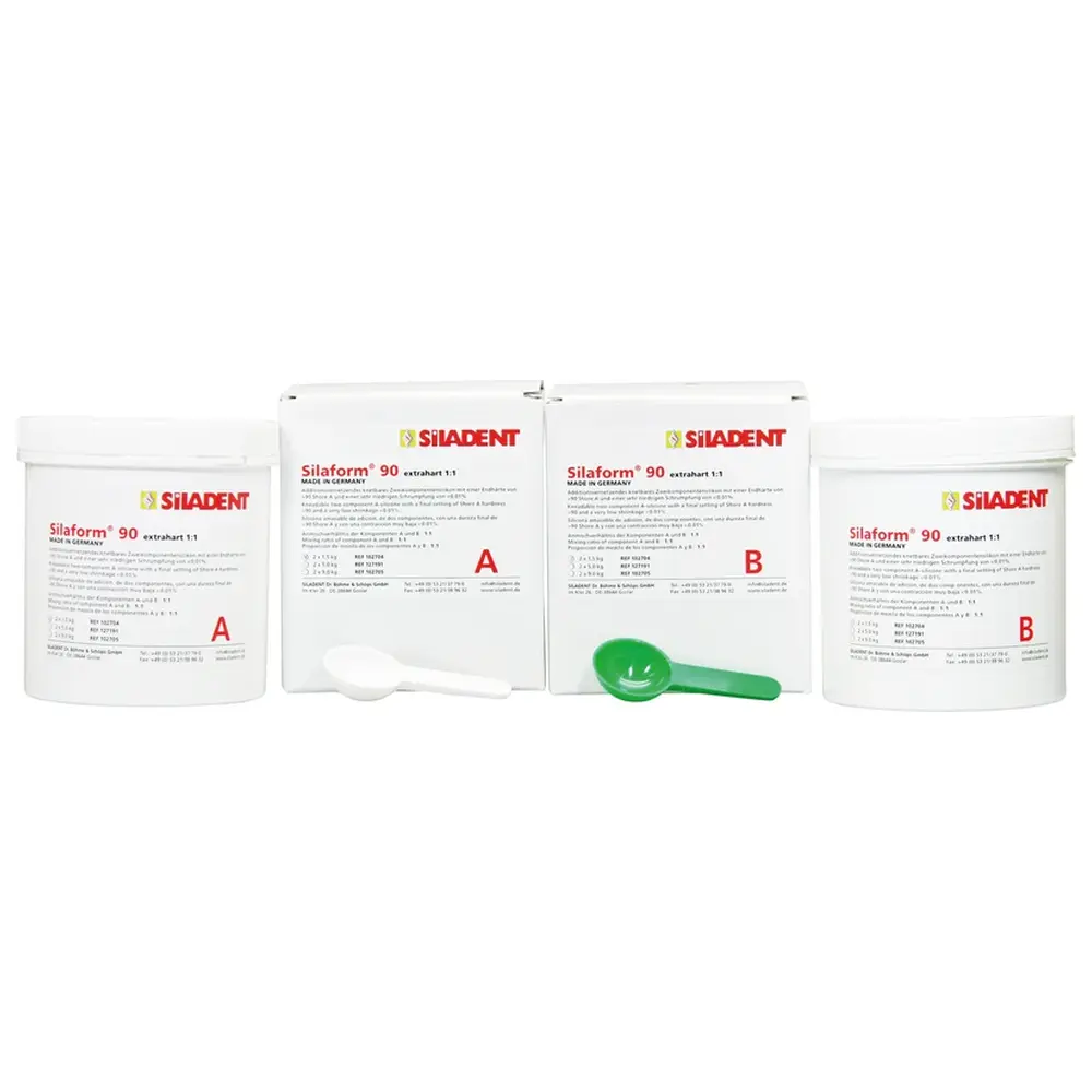 SILADENT Silaform® 90 - Eimer 2 x 1,5 kg Silikon extrahart