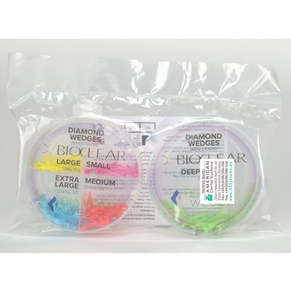 American Dental Systems Günther Jerney Bioclear Diamond Wedge depp C.grün 50St