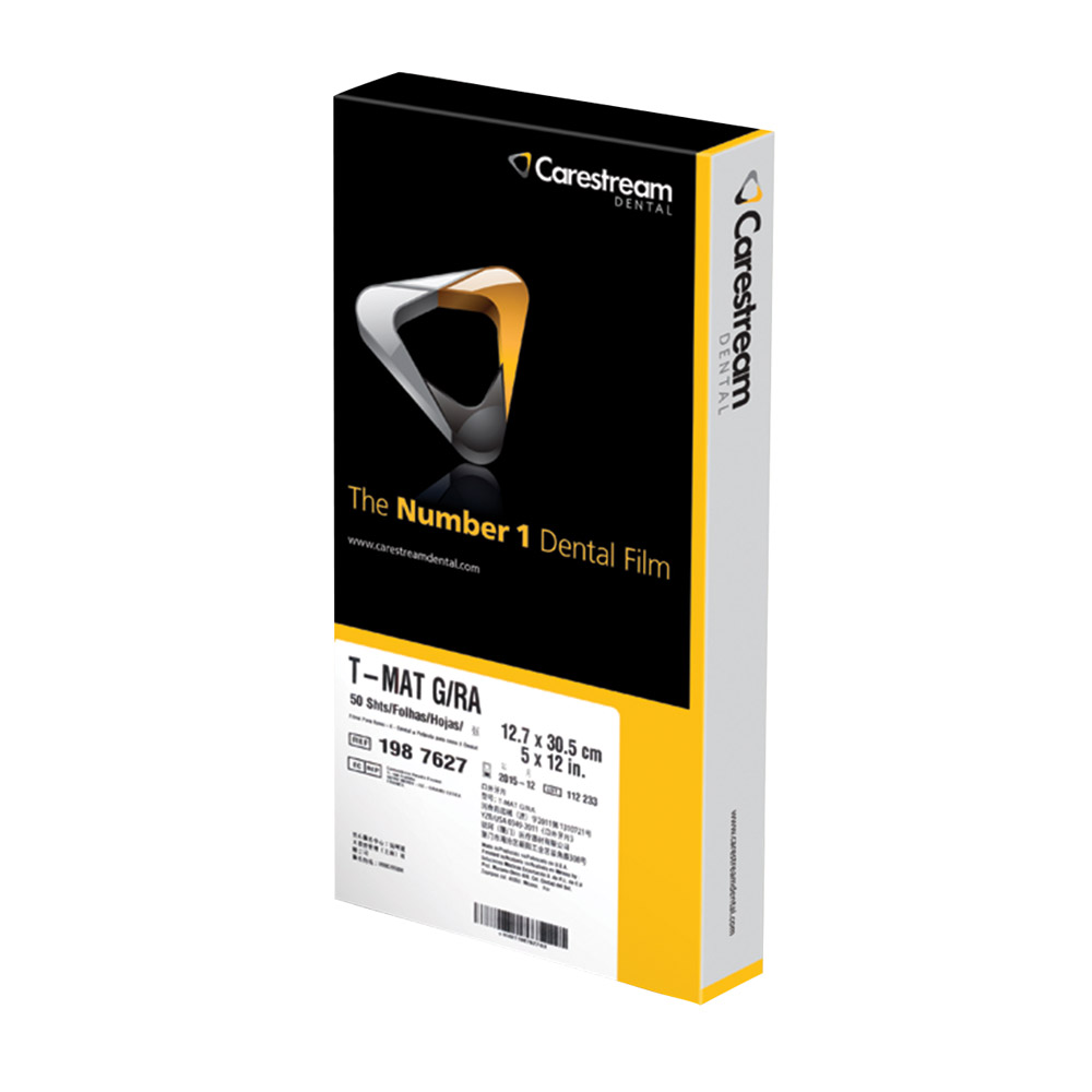 Carestream T-Mat G Filme 12,7x30,5cm 50St
