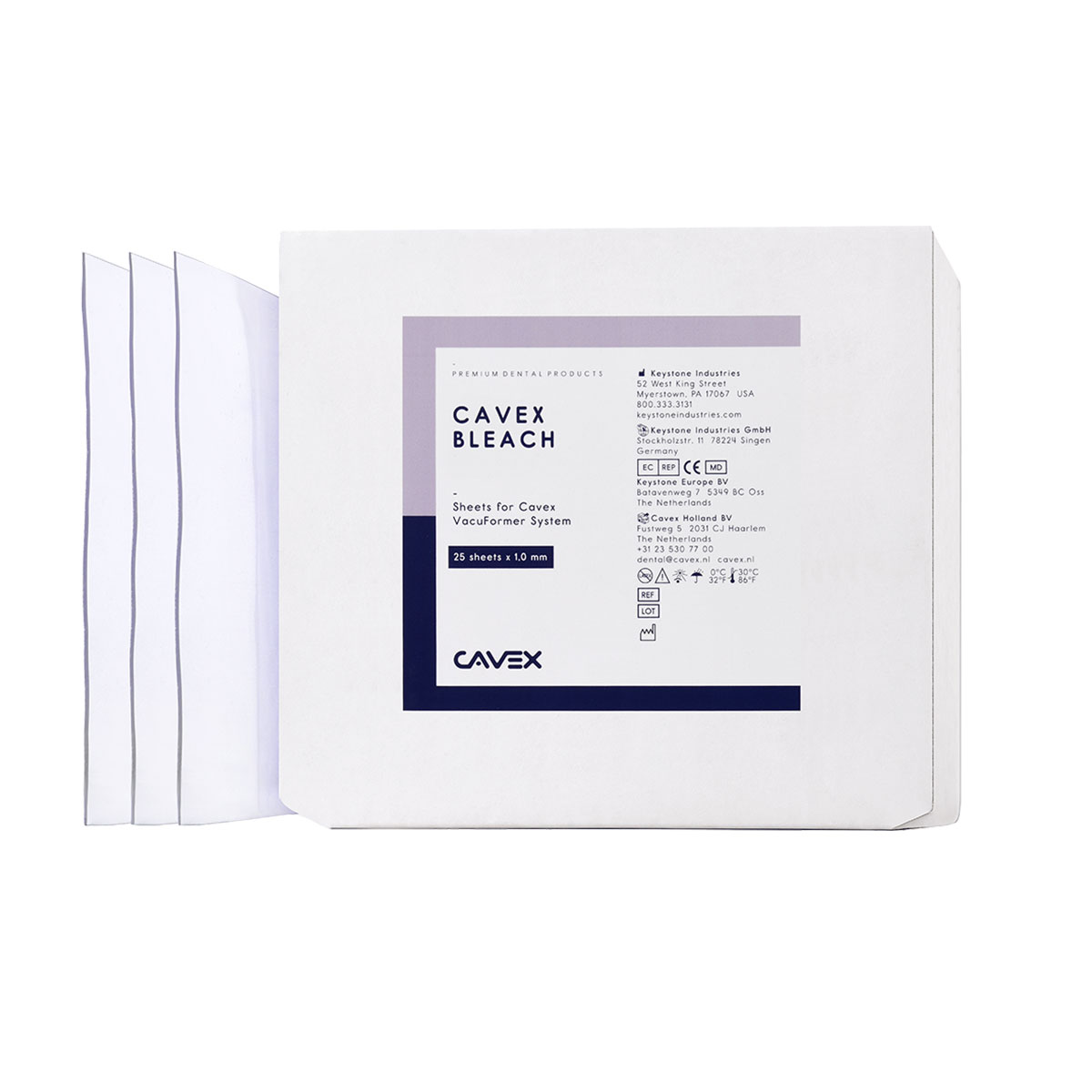 Cavex Holland BV Cavex VF bleach 1,0x125x125mm 25St