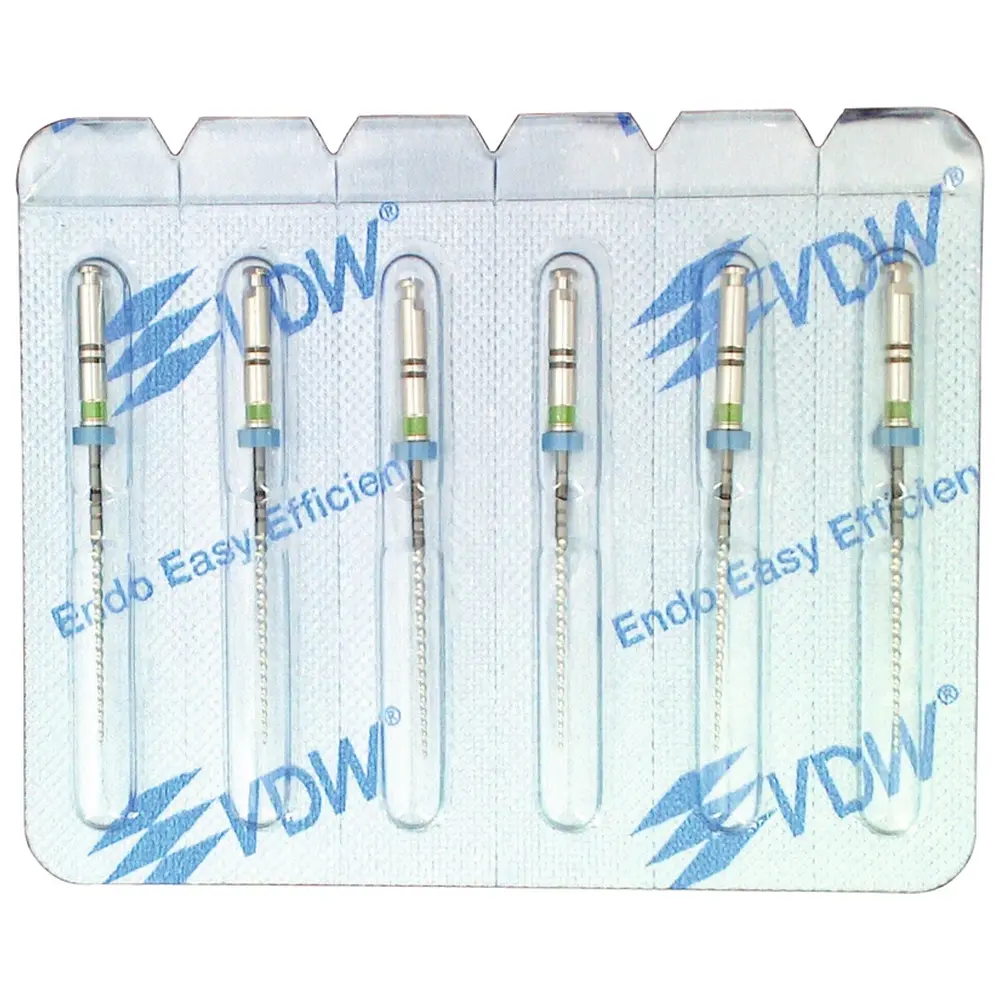 VDW FlexMaster® Instrumente - Packung 6 Stück 25 mm, Taper.04 ISO 035