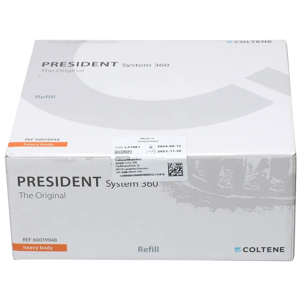 COLTENE PRESIDENT The Original System 360 - Refill 2 x 380 ml Doppelkartusche heavy body