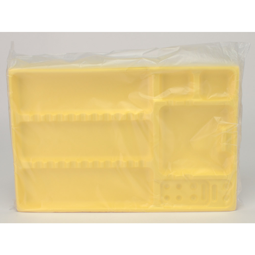 LARIDENT S.R.L Disposable Plas.Tray yello.18x28cm 400St