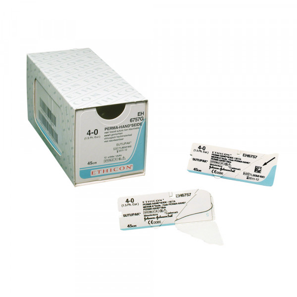 Johnson & Johnson PH-Seide schwarz gefl. 2-0 X1 0,45 Dtz