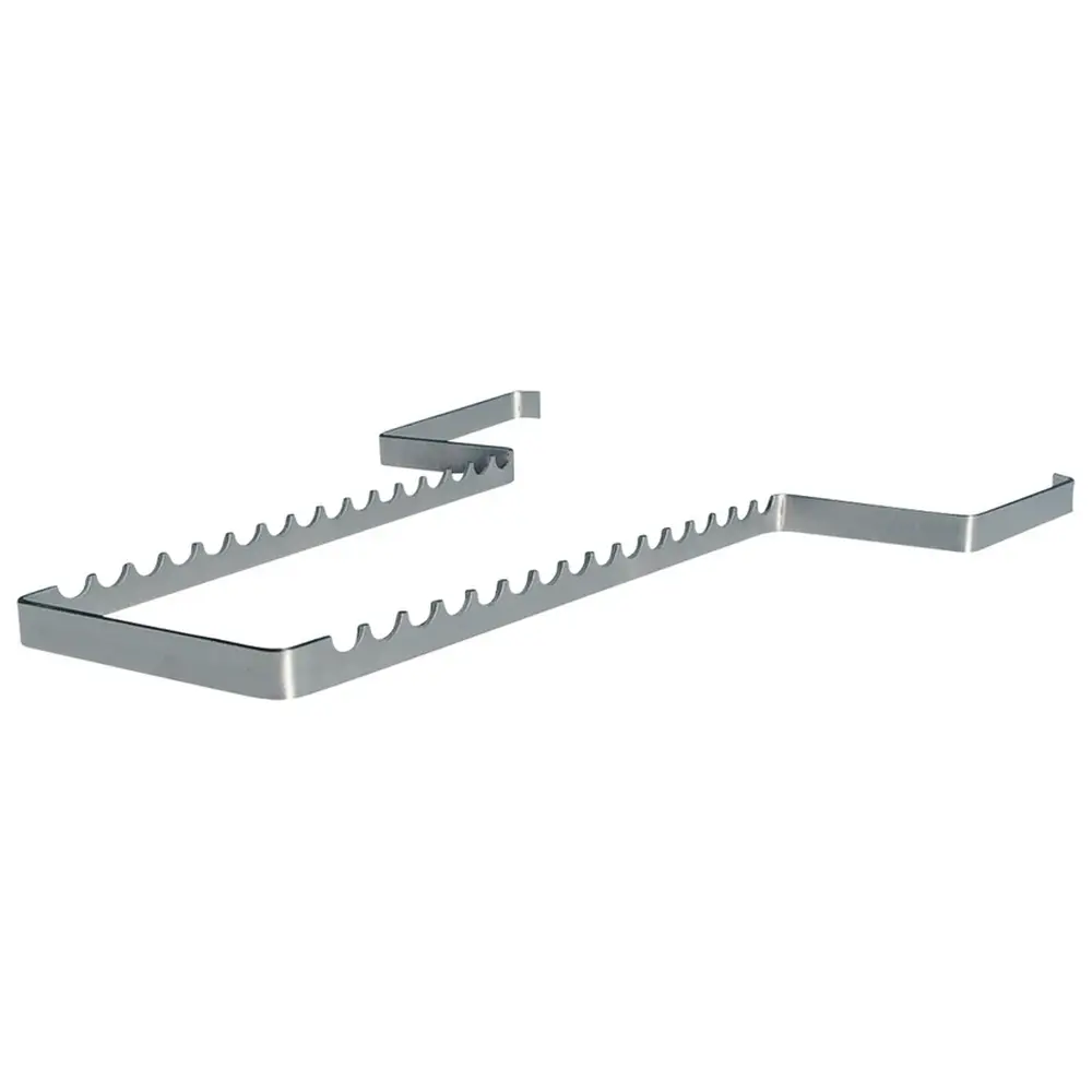 Euronda Norm-Tray Edelstahl - Stück Instrumentensteg Edelstahl