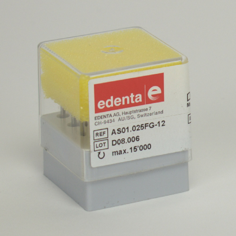 Edenta AG Dentalprodukte Arkansas Stein FG AS 01.025 12St