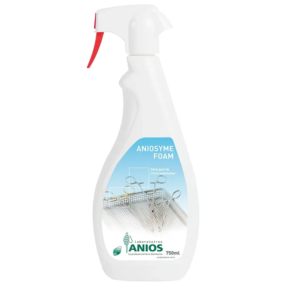 ECOLAB Aniosyme Foam - Flasche 750 ml mit Schaumsprühkopf