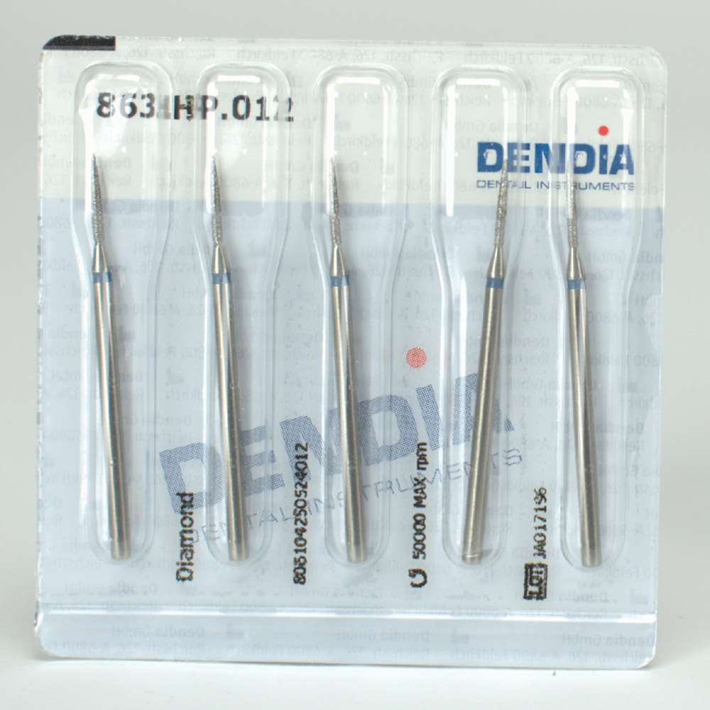 Dendia-Werk Ges.mbH Dental Instruments Diamant Hst 863.HP.012 5St
