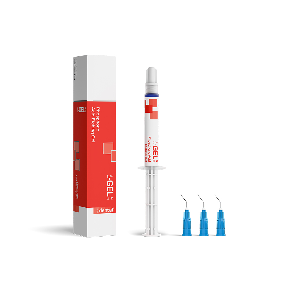 i-GELN Ätzgel – Phosphorsäure, 37%, blau, 12g Spritze, 10 Tipps | dentale Materialien, Zahnarztbedarf