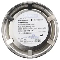 Dentaurum GmbH & Co. KG Noninium Draht rund federhart D0,90mm/36 Rolle