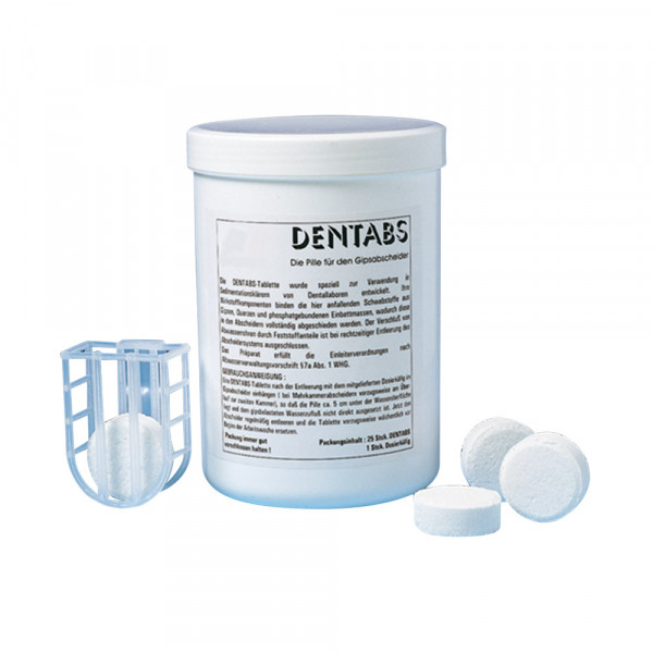 WTS-Wassertechnik DENTABS f. Gipsabscheider 8St.Probepa.