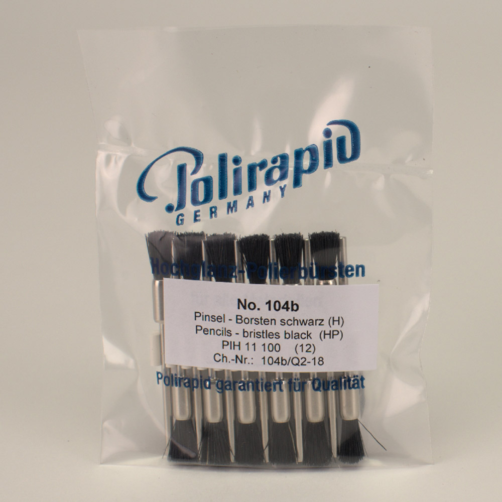 Polirapid Dr. Montemerlo Pinsel Hst Borste schwarz 104b Dtz