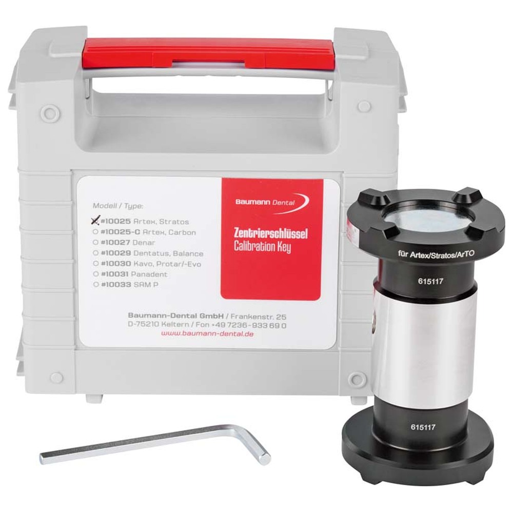 Baumann Dental adesso Split® Zentrierschlüssel - Stück für Artex, Arto 116 mm, Stratos, Reference