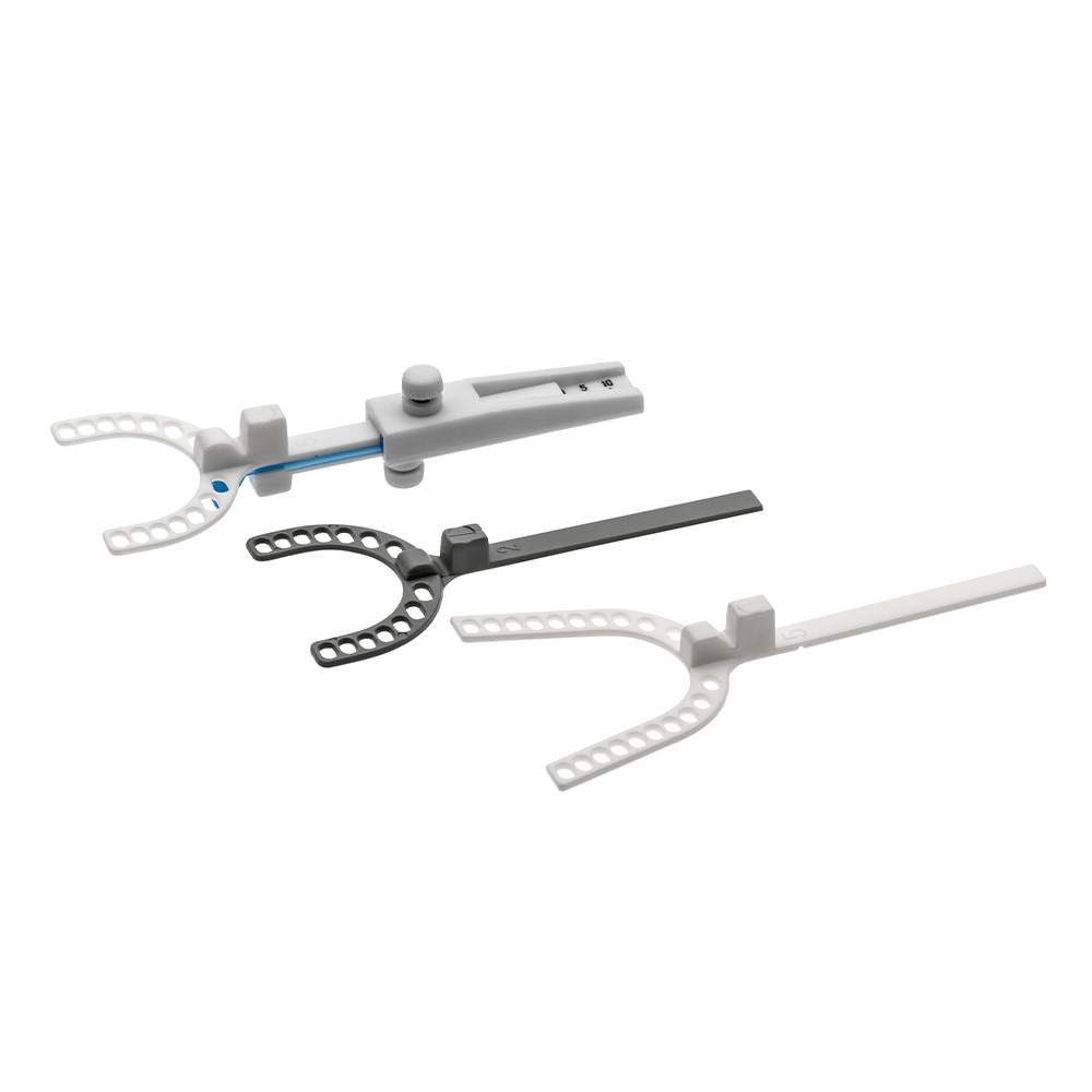 SCHEU-DENTAL GEORGE GAUGE™ Bissregistrierung - Set 3 Stück ( 2 x 5 mm, 1 x 2mm)