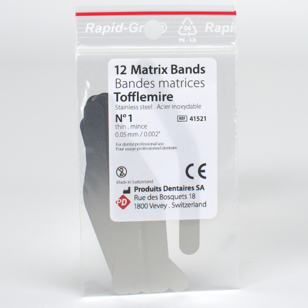 Produits Dentaires S.A. Tofflemire Matr. dünn 1 P.D. Dtz