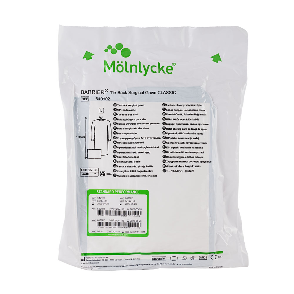 Mölnlycke Health Care Barrier OP-Mantel Basic L 120cm St